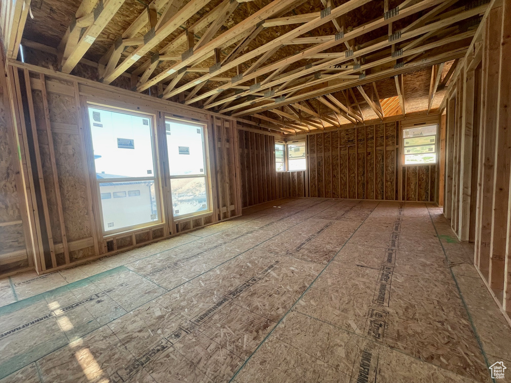 Misc room with healthy amount of natural light