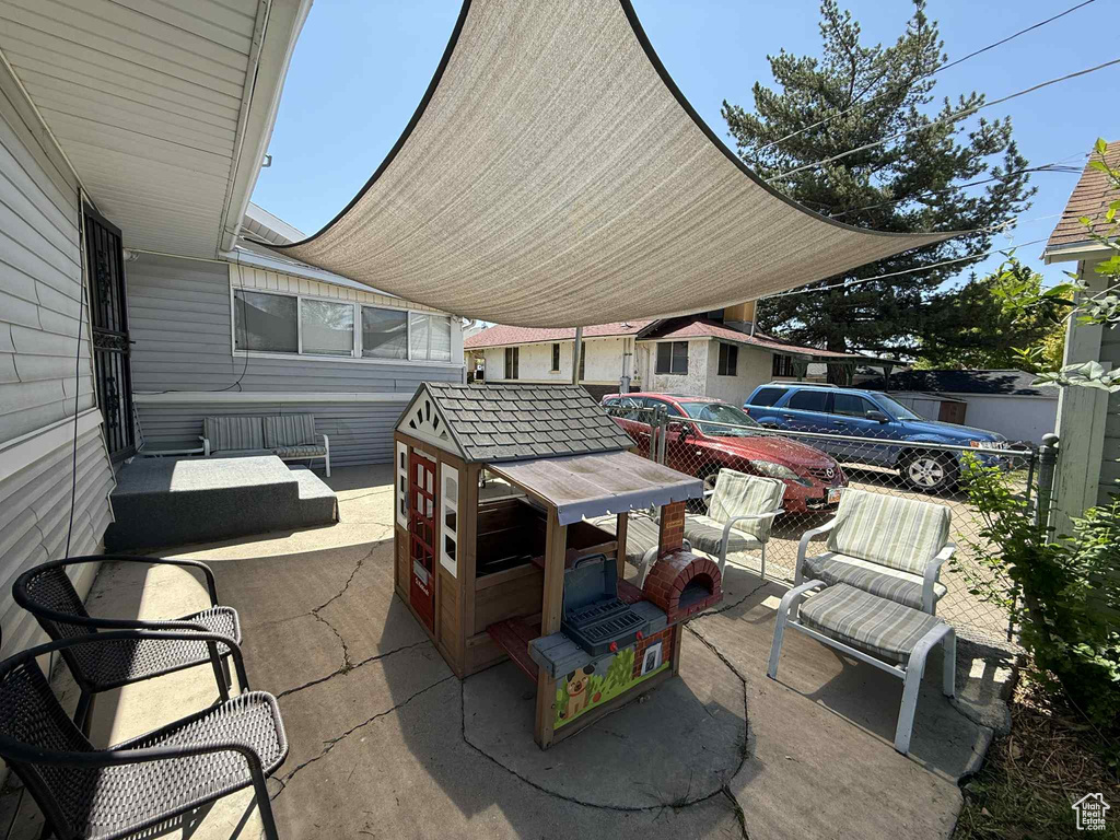 View of patio