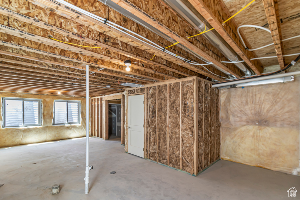 View of basement