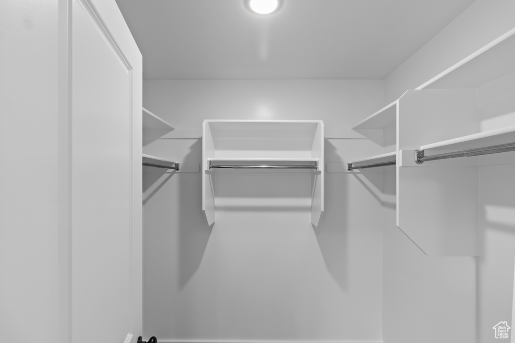 View of spacious closet