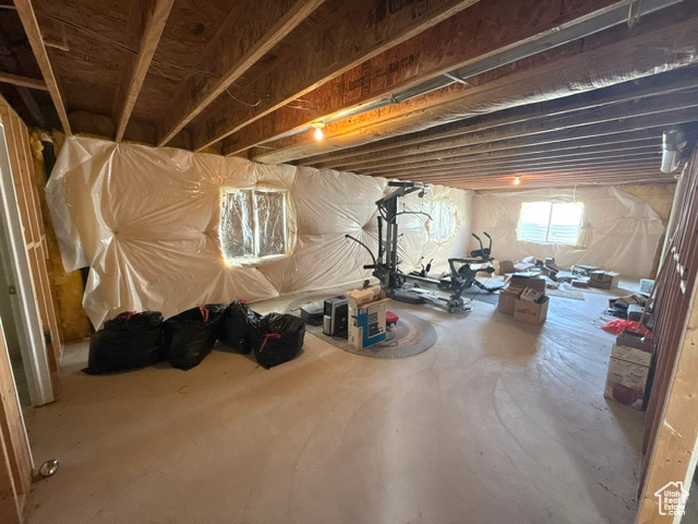 View of basement