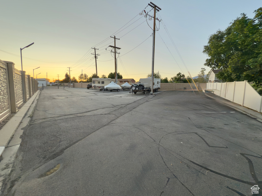 View of asphalt road