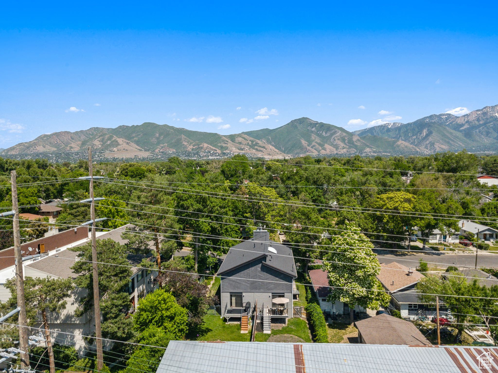 View of mountain background