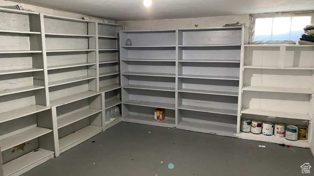 View of storage room