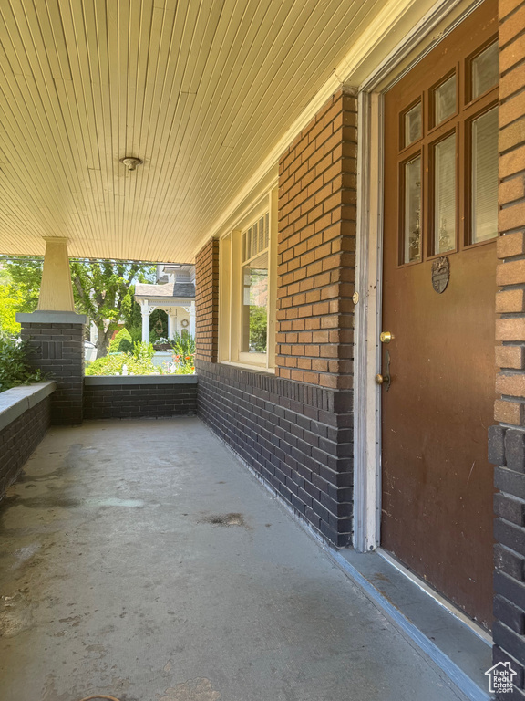 View of porch