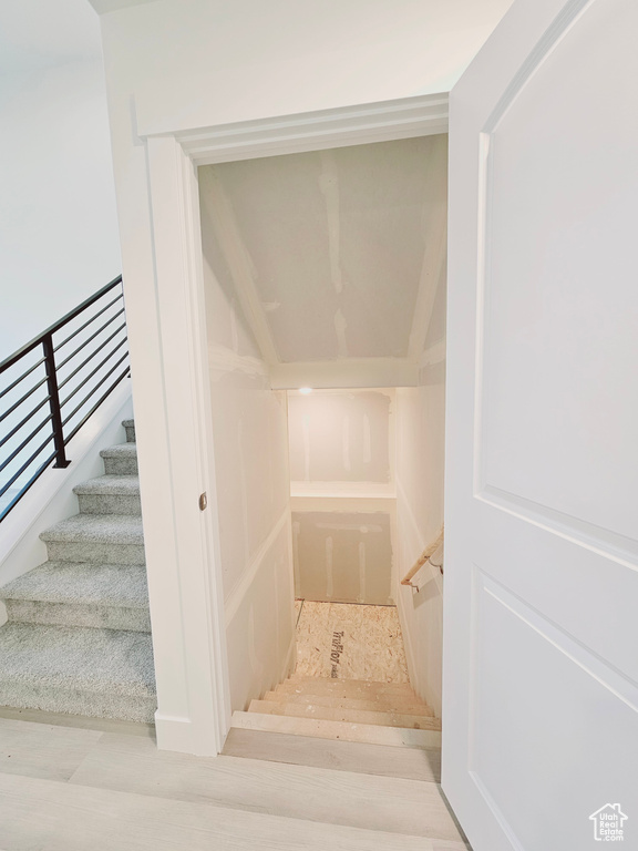 View of stairs