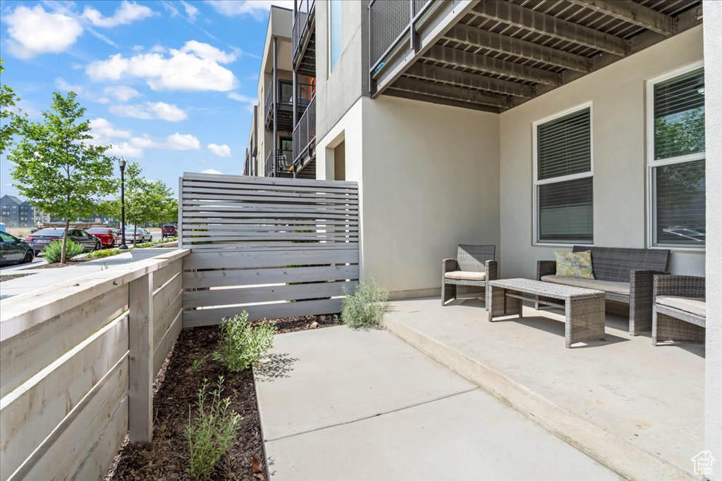 View of patio