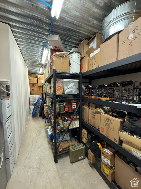 View of storage area