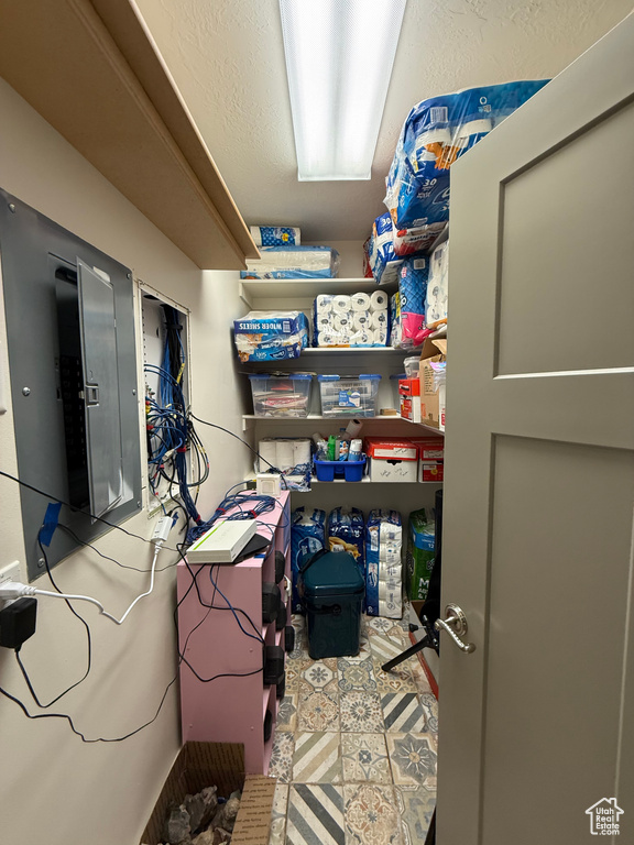 Storage with electric panel