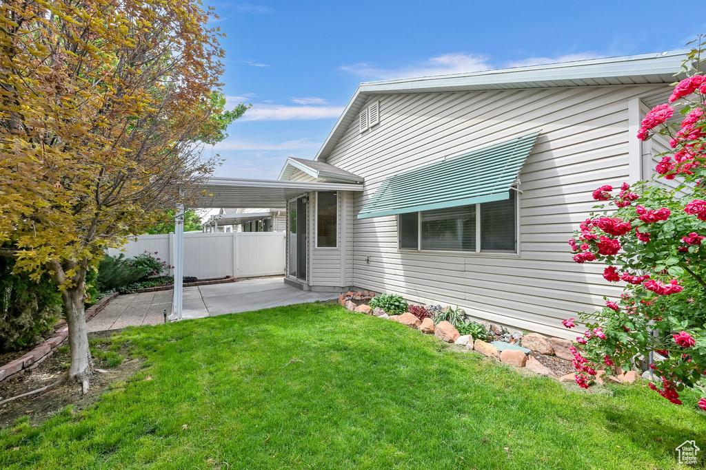 Back of house featuring a patio