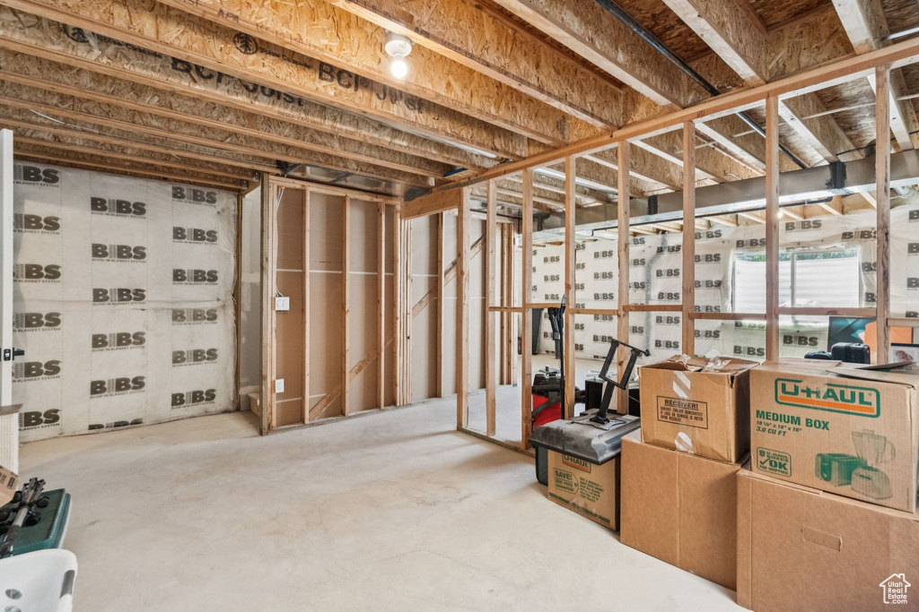 View of basement