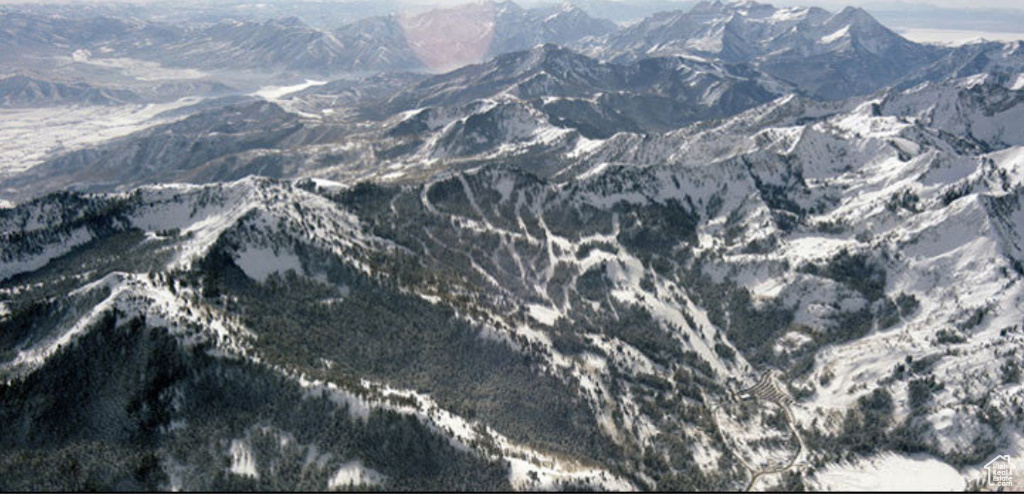 View of mountain background
