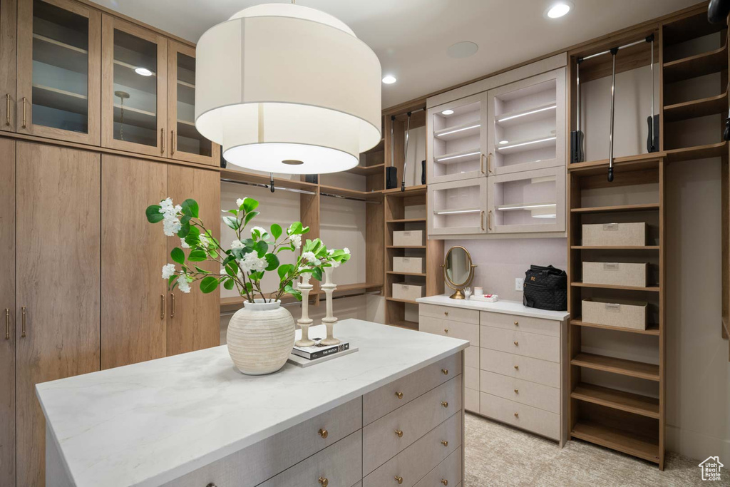 View of spacious closet