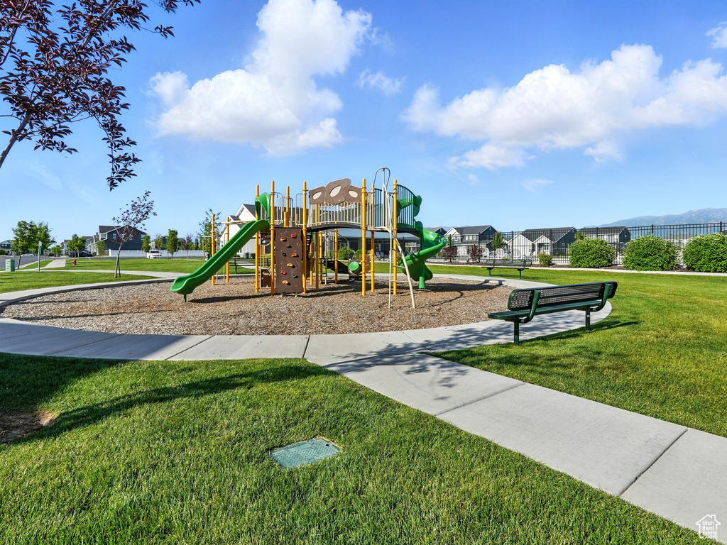 View of community playground