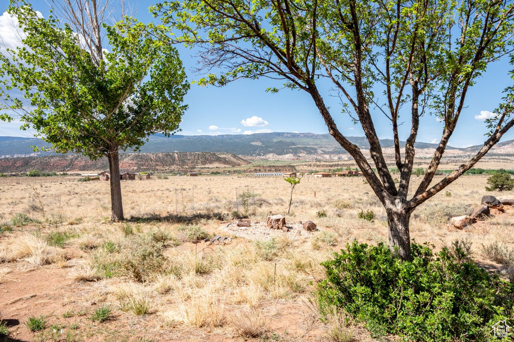 Mountain view featuring rural landscape
