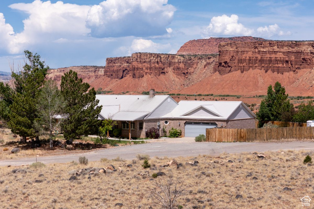 View of mountain backdrop