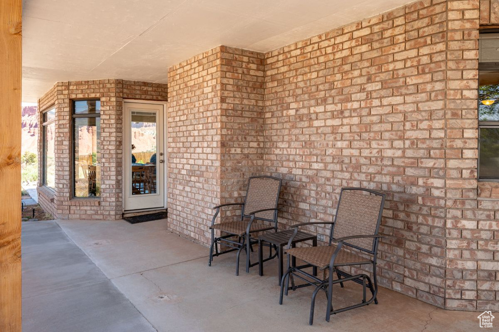 View of patio