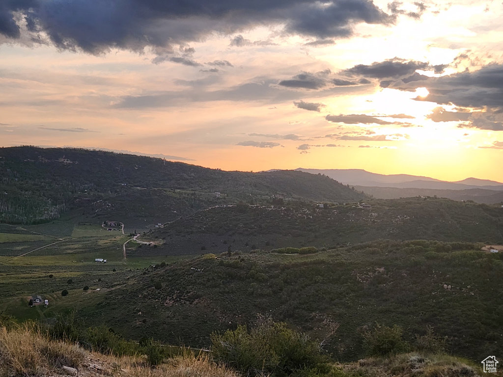 View of mountain background