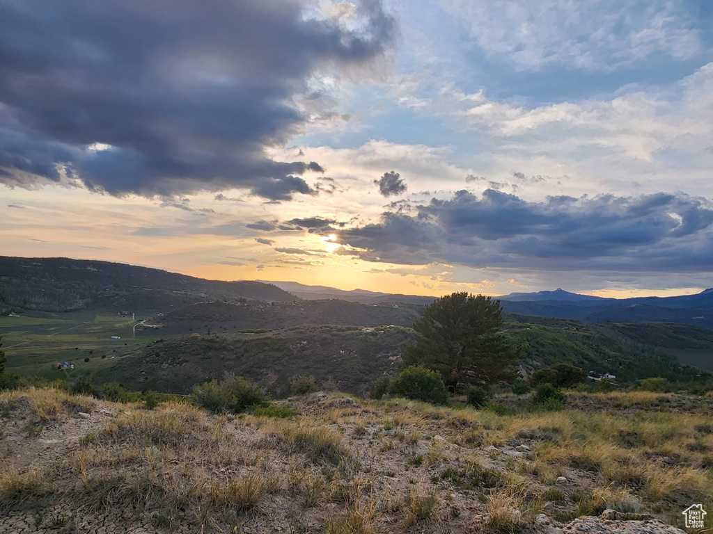 View of mountain background