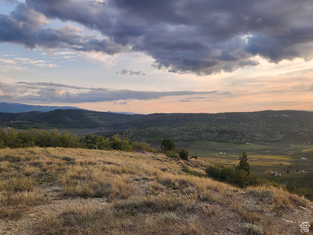 View of mountain background