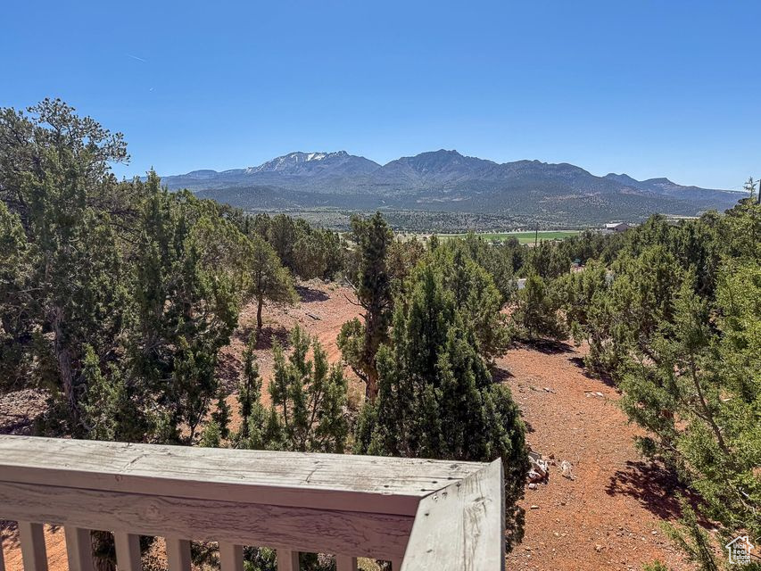 View of mountain background