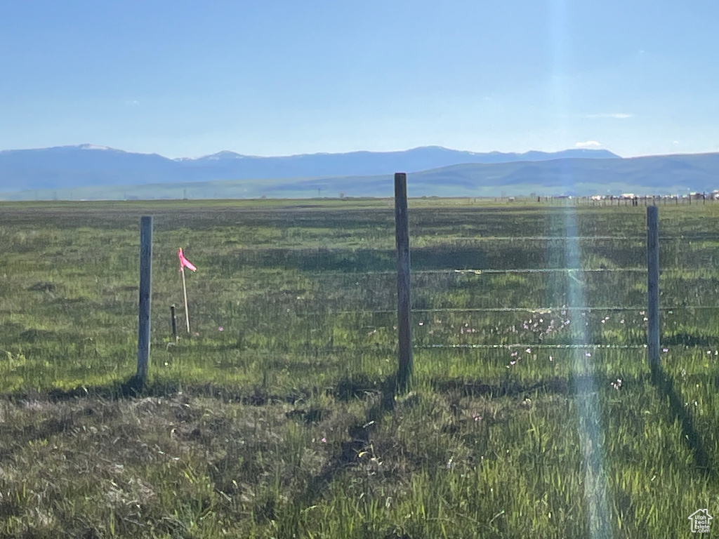 Mountain view featuring rural landscape