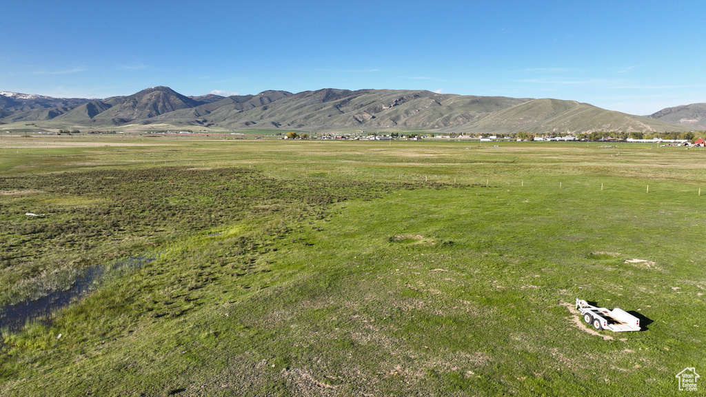 Mountain view featuring rural landscape