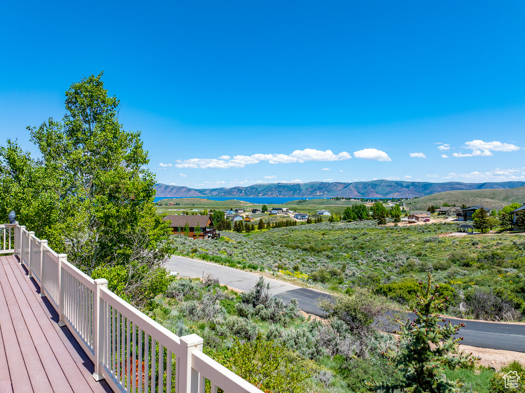View of mountain background