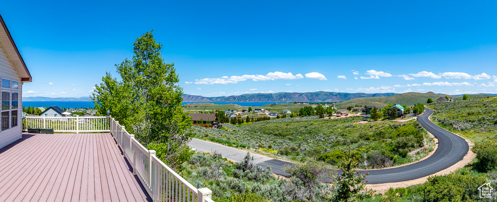 View of mountain backdrop