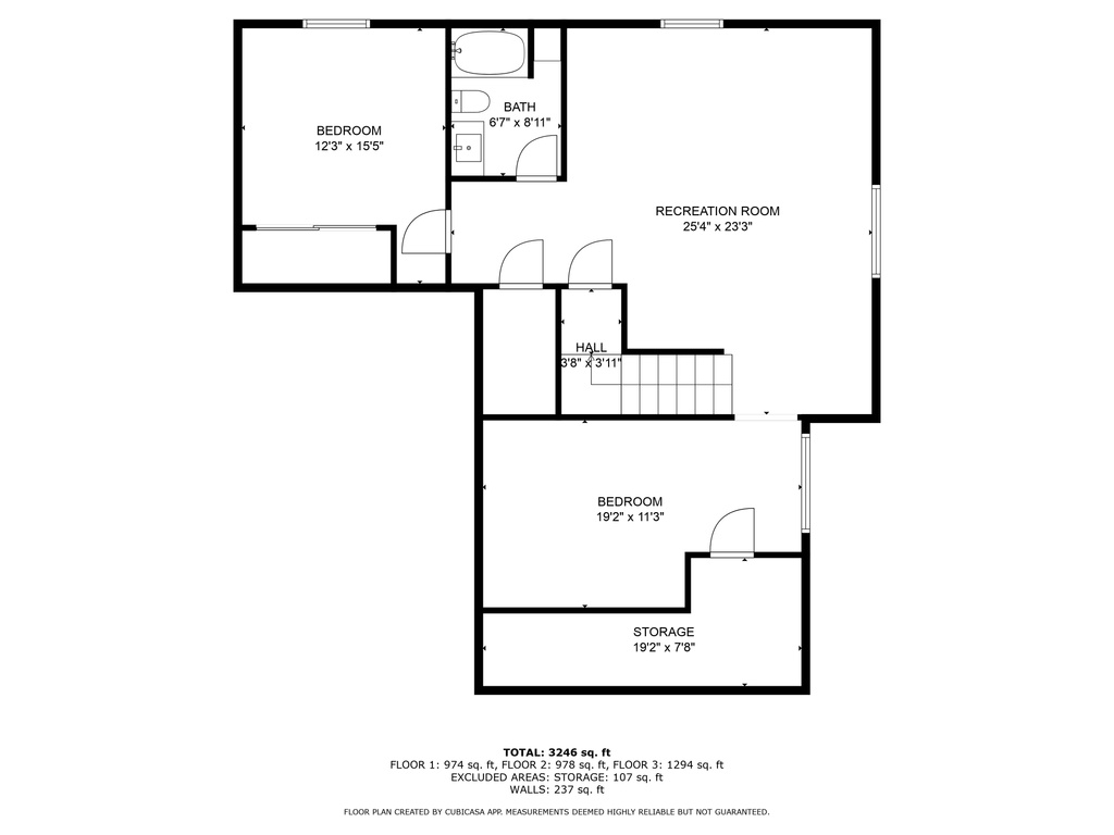 View of floor plan / room layout
