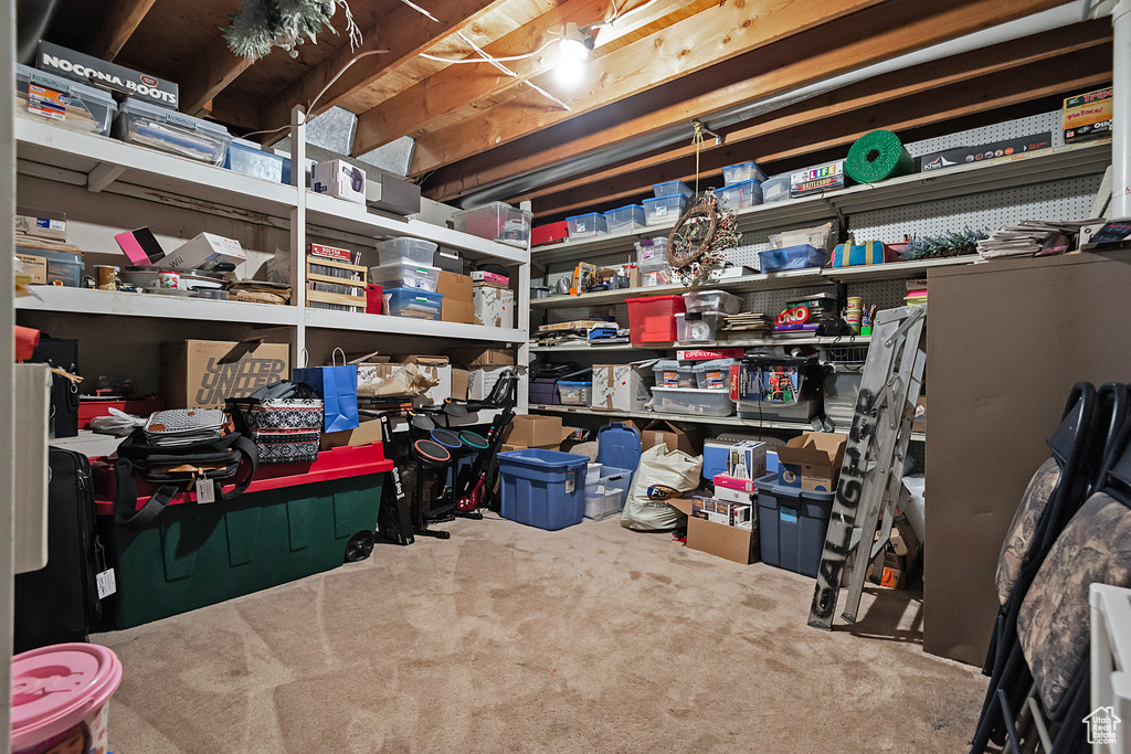 View of storage area