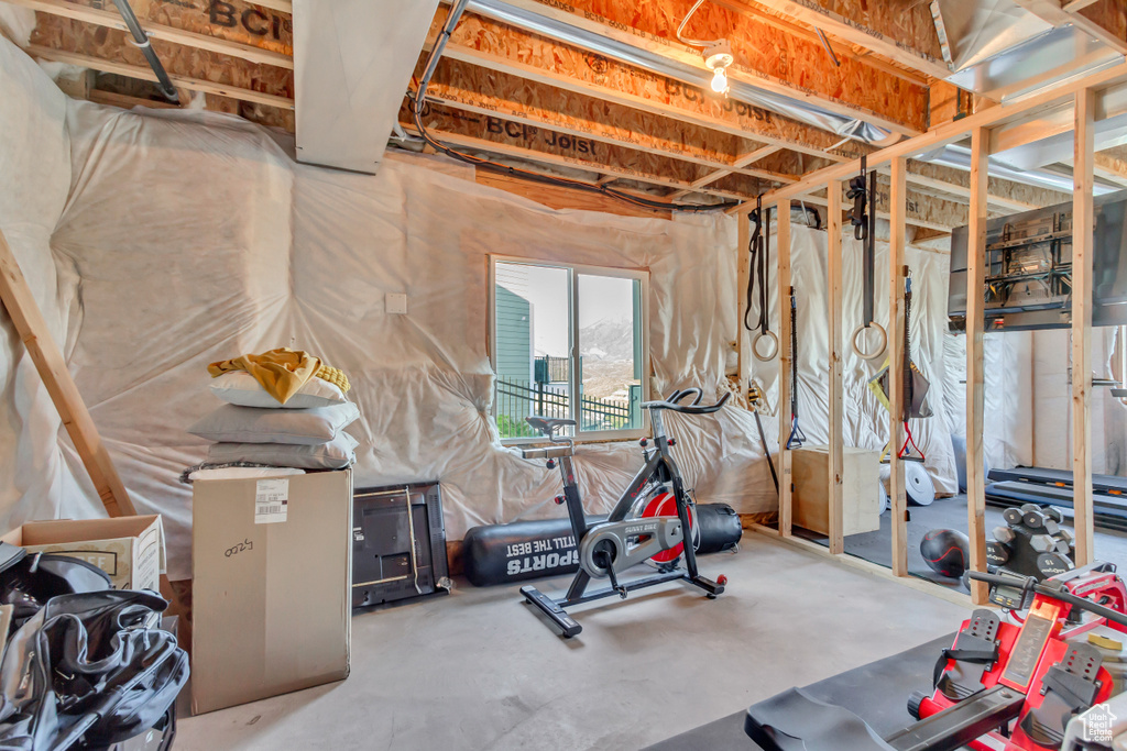 View of exercise room