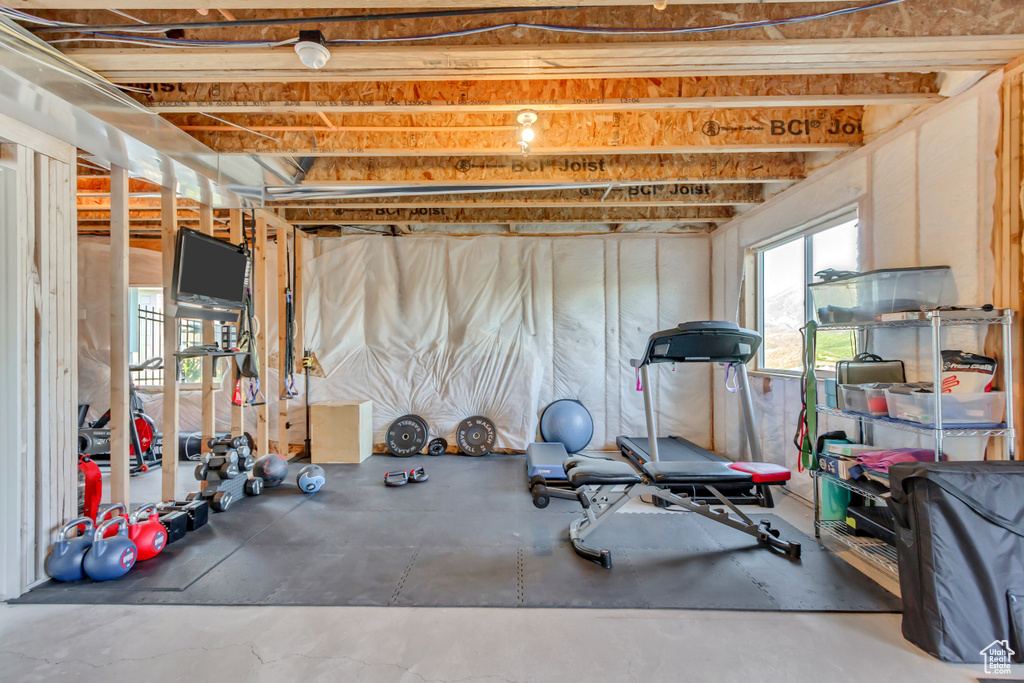 View of exercise area