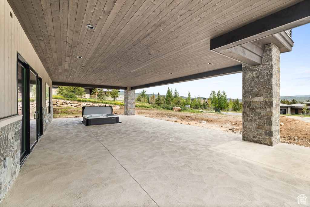 View of patio