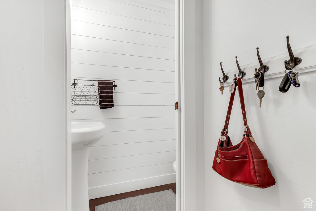 Bathroom featuring a sink