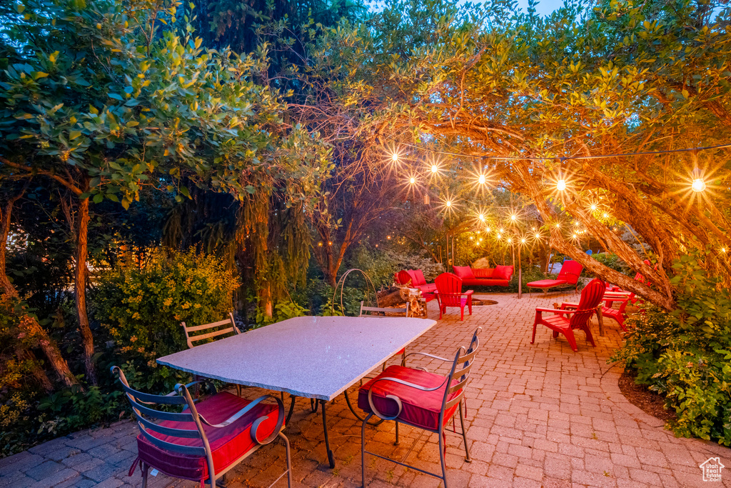 View of patio / terrace featuring outdoor dining area