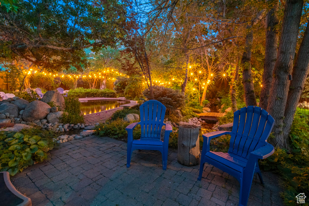 View of patio