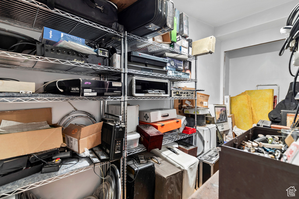View of storage room