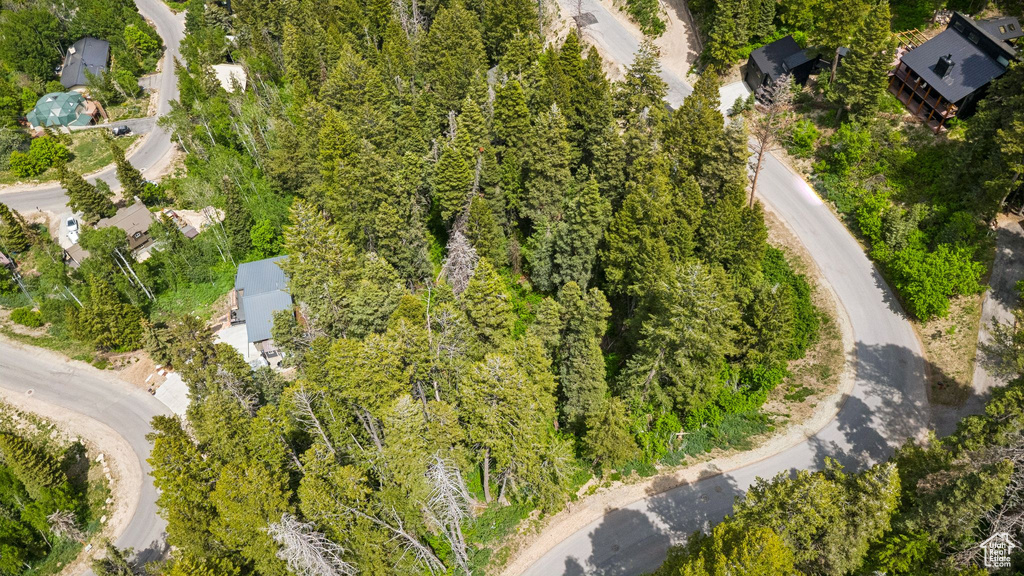 Aerial overview of property's location