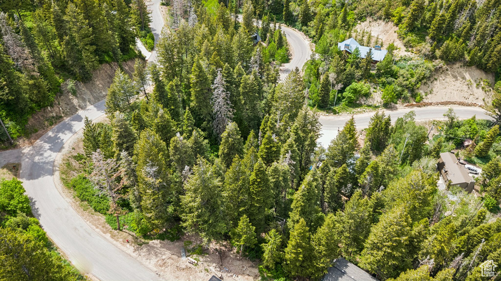 Aerial view of property and surrounding area