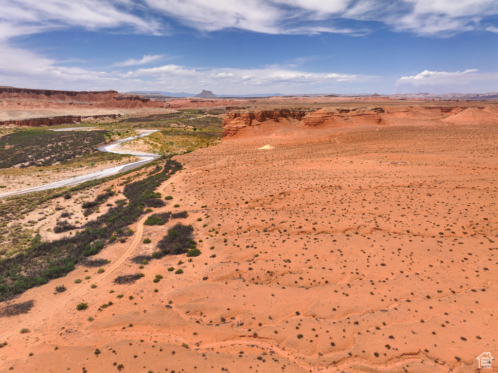 Drone / aerial view of mountains