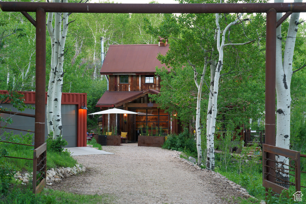 View of front of home