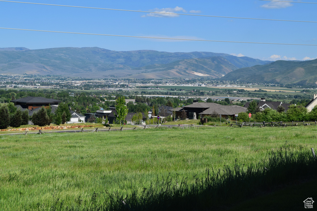 View of mountain background