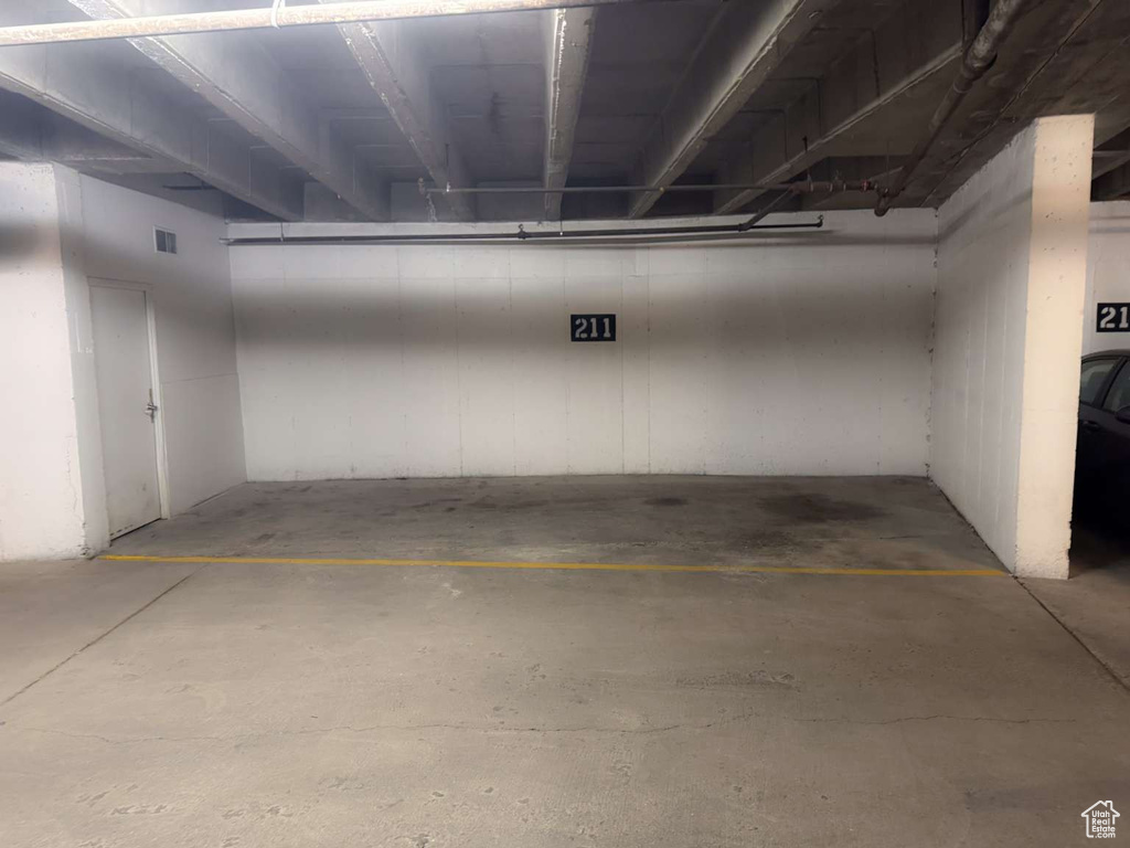 View of parking deck