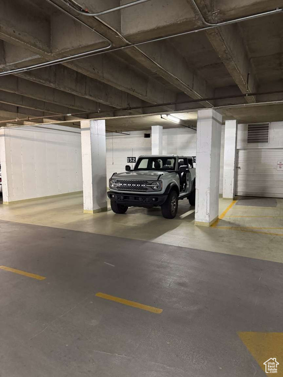 View of parking deck