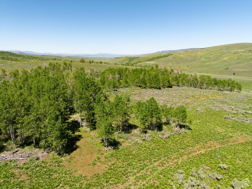 View of mountain background
