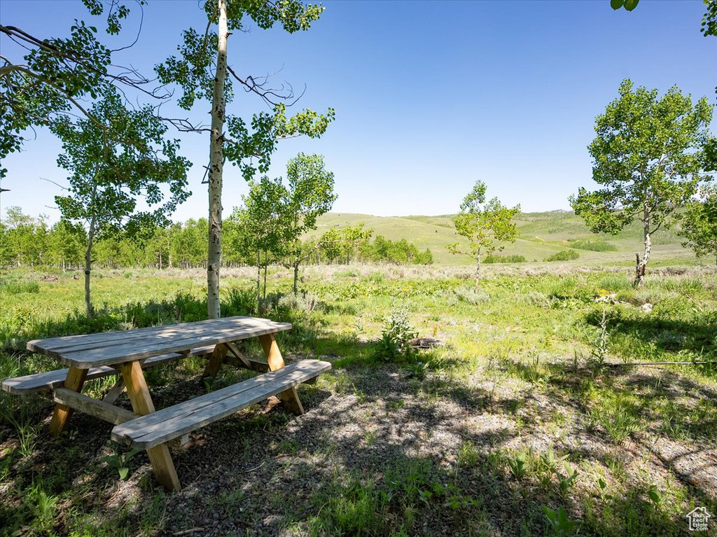 View of yard featuring a rural view