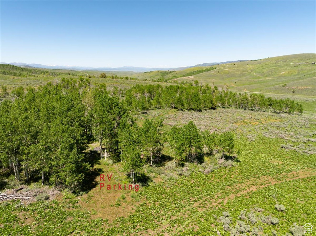 View of mountain background