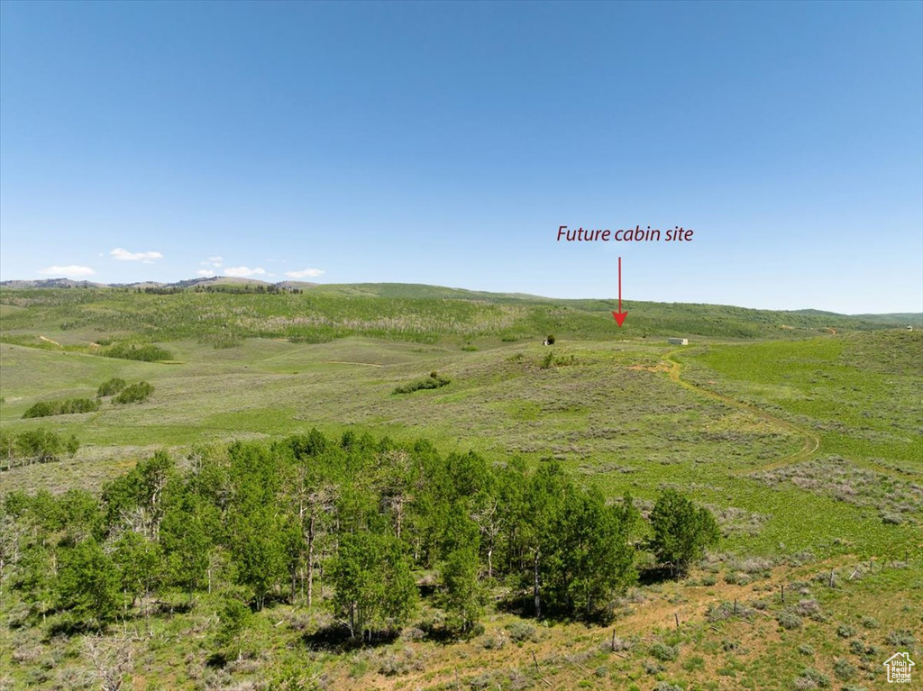 View of undeveloped land with rural landscape