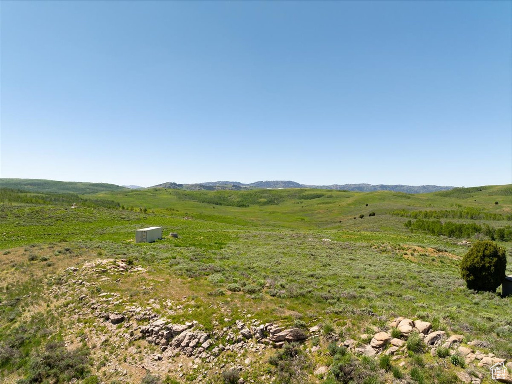 View of mountain background